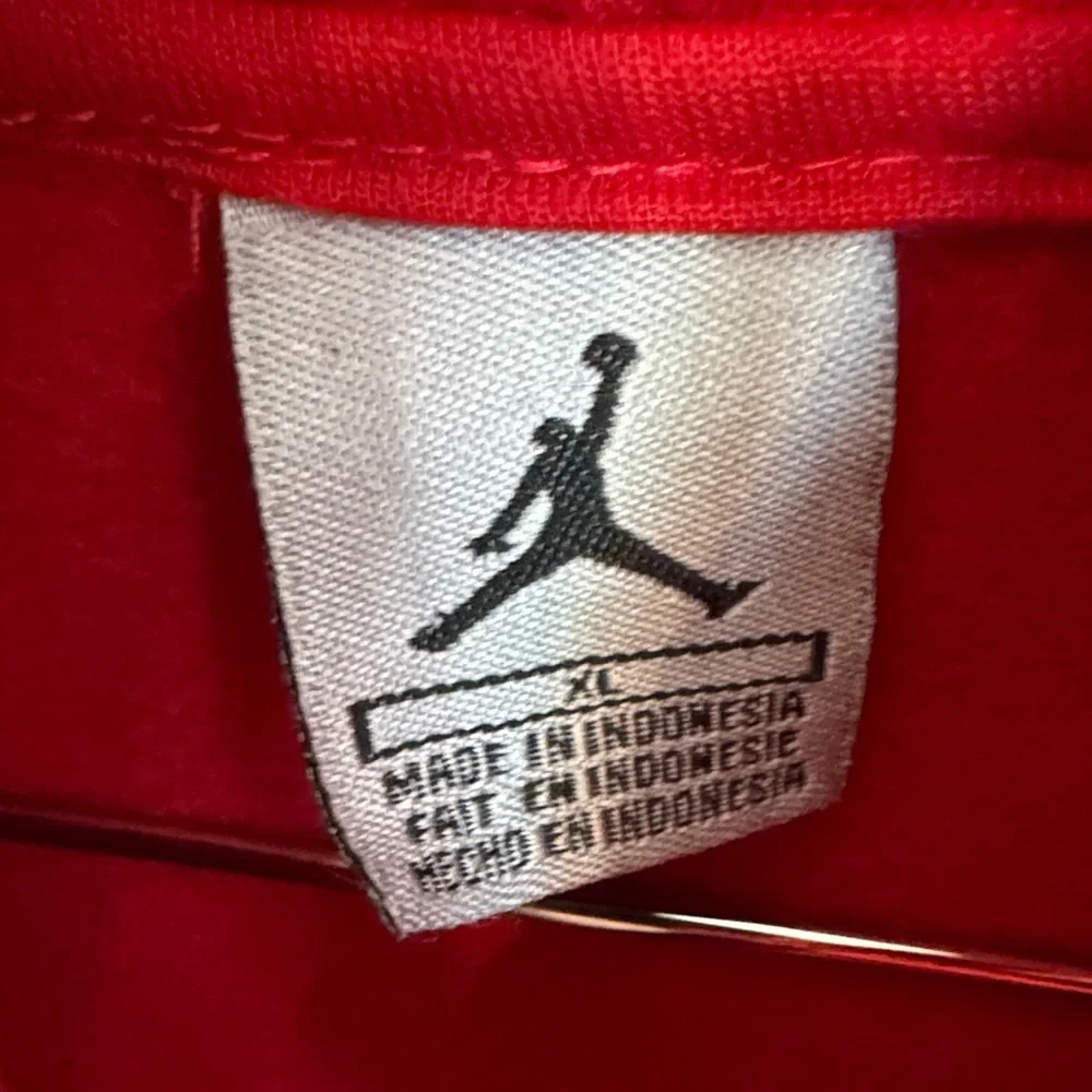 Jordan Red Zip Up Sweater - Picture 3 of 5
